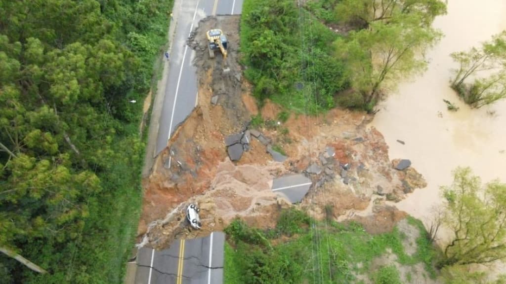 Fechamento da BR-470: DNIT estima uma semana de trabalhos em Rio do Sul