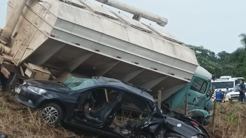Grave acidente na SC-355 mata quatro pessoas