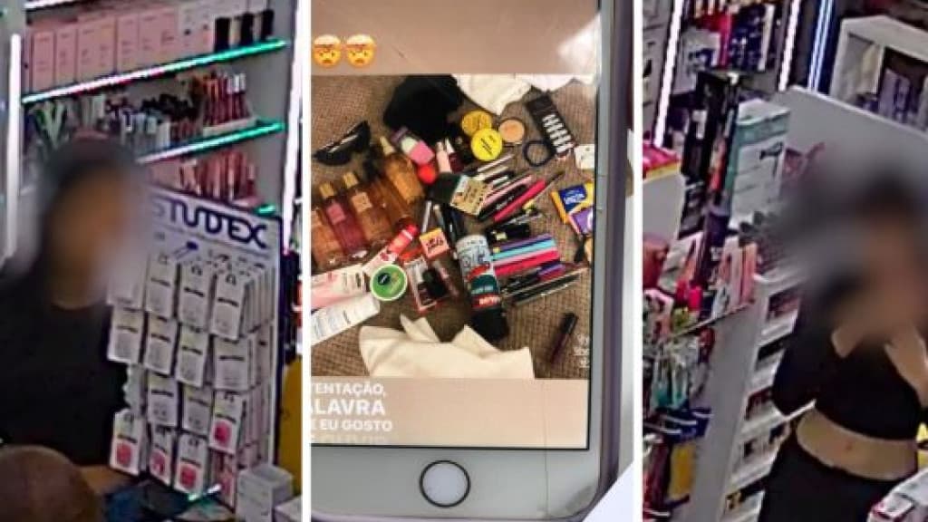 Estudantes de escola particular furtam farmácia em Itapema e exibem produtos ao vivo na Internet