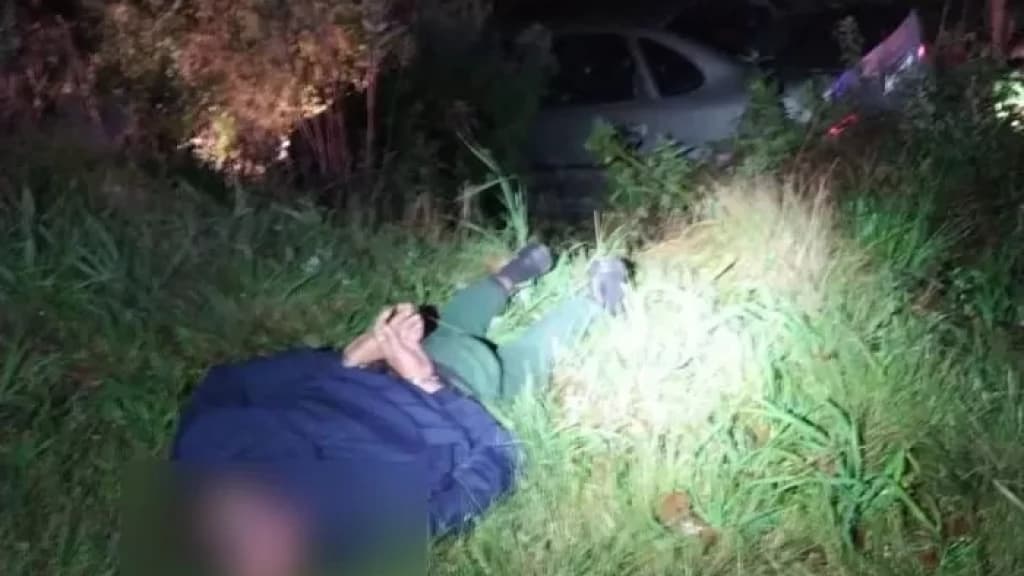Suspeito de matar mulher com tiro na cabeça no PR é preso após 32h na BR-282, em SC