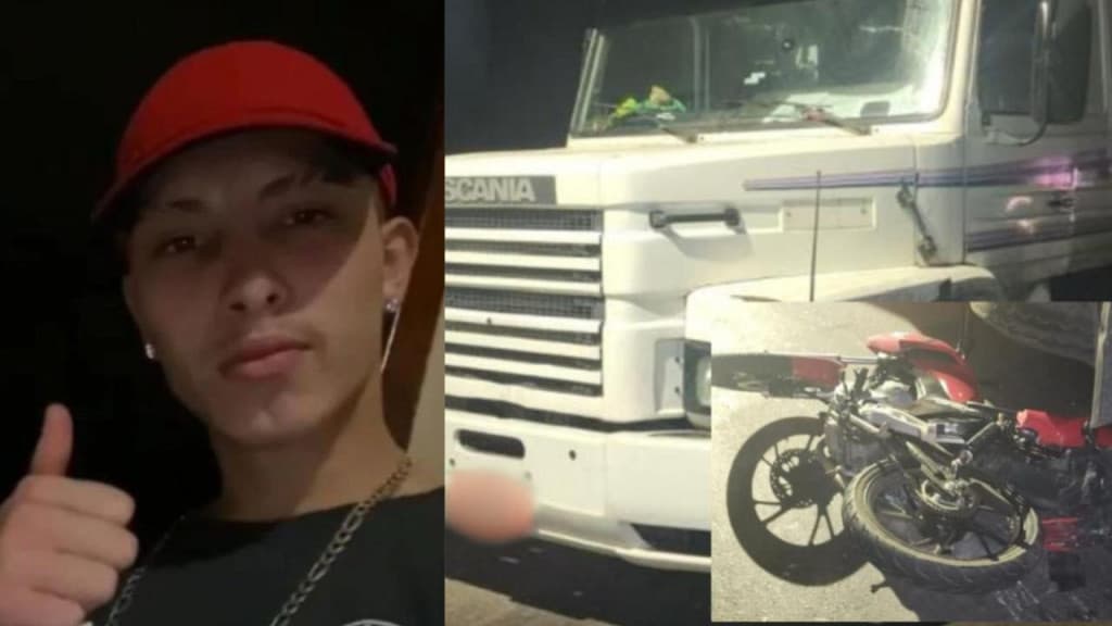 Identificado jovem de 19 anos que morreu após grave acidente com caminhão