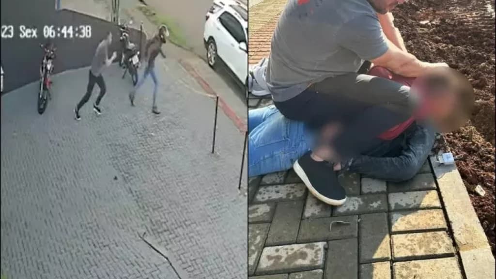 Pastor ex-policial militar prende ladrão furtando moto em pátio de igreja