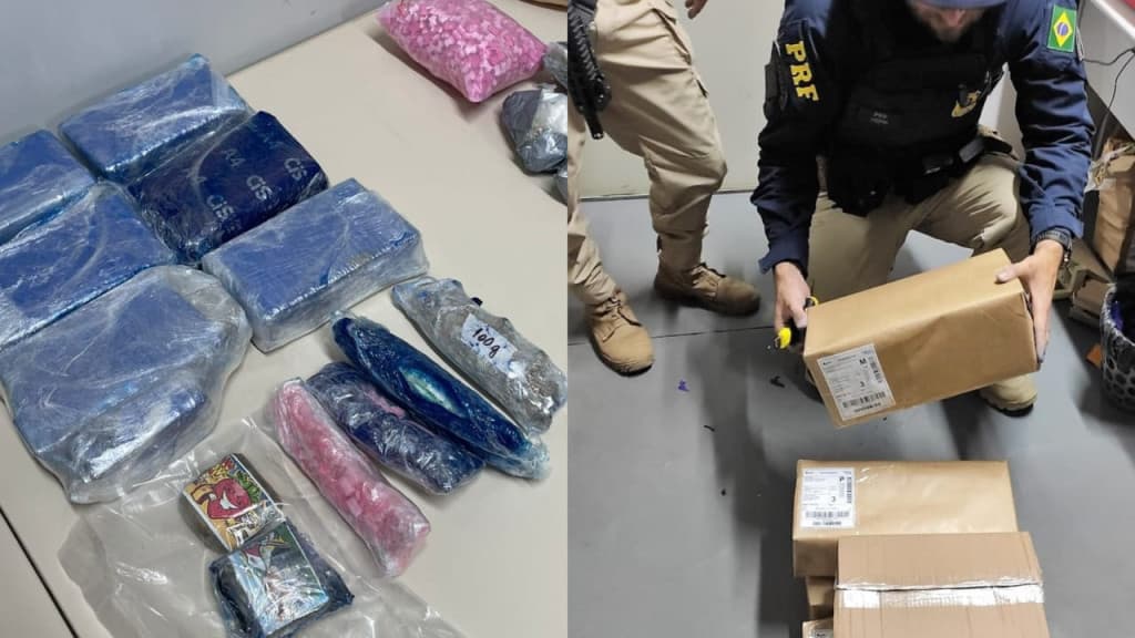 PRF apreende 1500 unidades de anfetaminas na BR-101