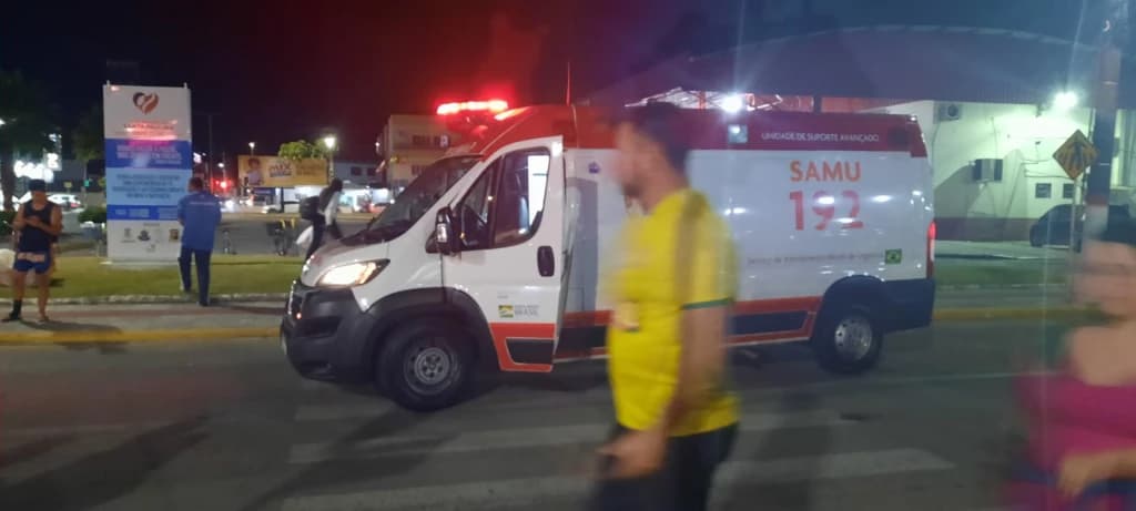 Adolescente é atropelado na esquina do Hospital de Tijucas