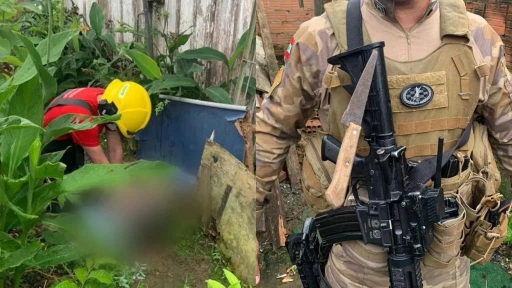 Homem mata ex-companheira, ataca policial com faca e morre baleado em SC