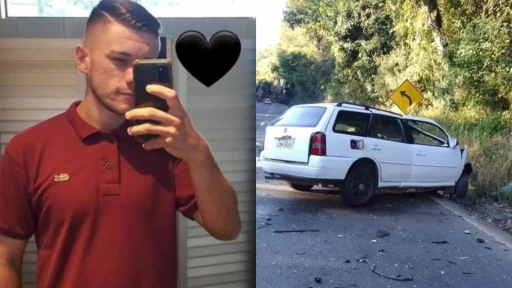 Identificado jovem que morreu após colisão entre carro e caminhão na BR-282 em SC