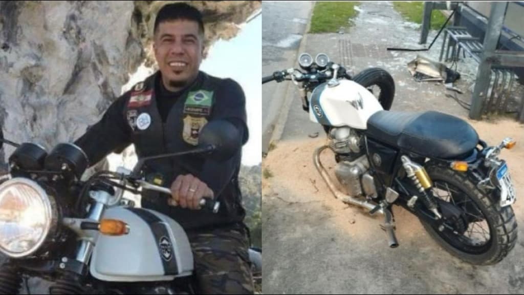 Motociclista morre após colidir violentamente contra ponto de ônibus