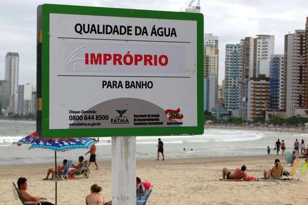 Itapema e Porto Belo estão com as praias impróprias para banho, diz IMA
