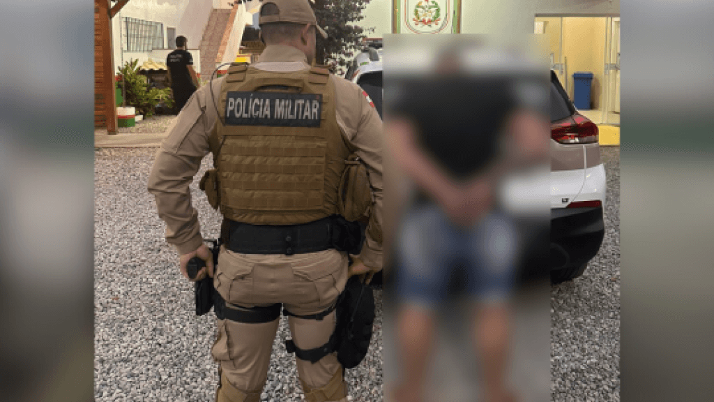 Foragido por violência doméstica estava escondido em Itapema