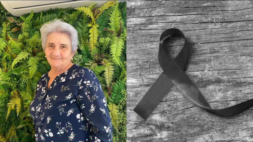 Nota de despedida de Dona Maria Aparecida Melo Guedes