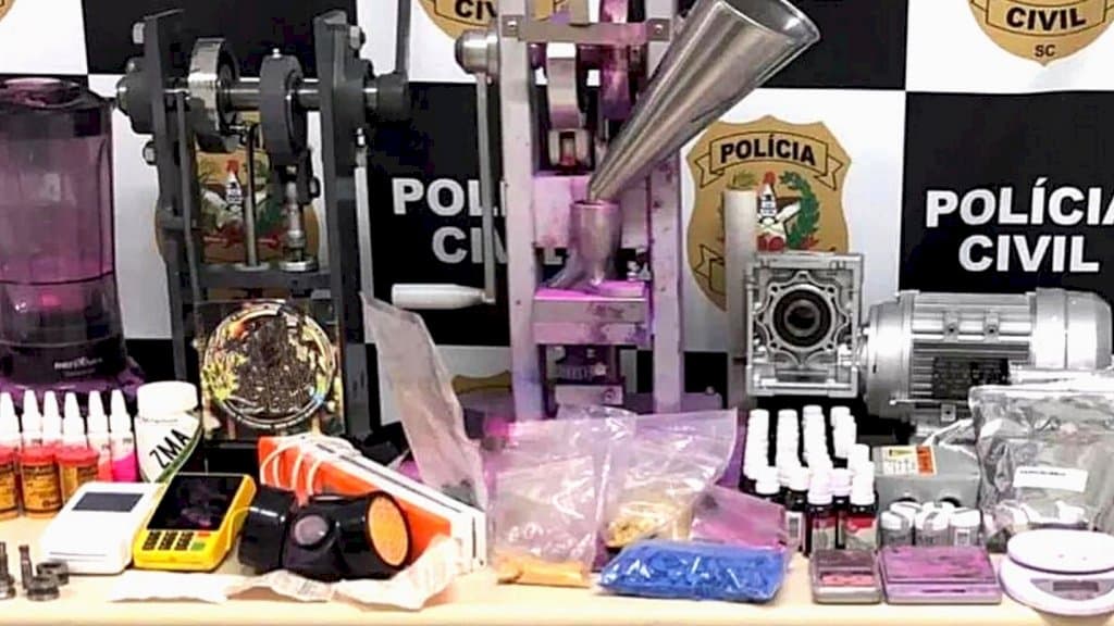Policial Militar fabricava drogas em Santa Catarina e vendia para todo o Brasil