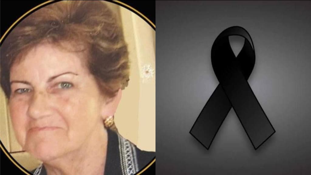 Nota de falecimento de Maria Ester Mafra Vieira