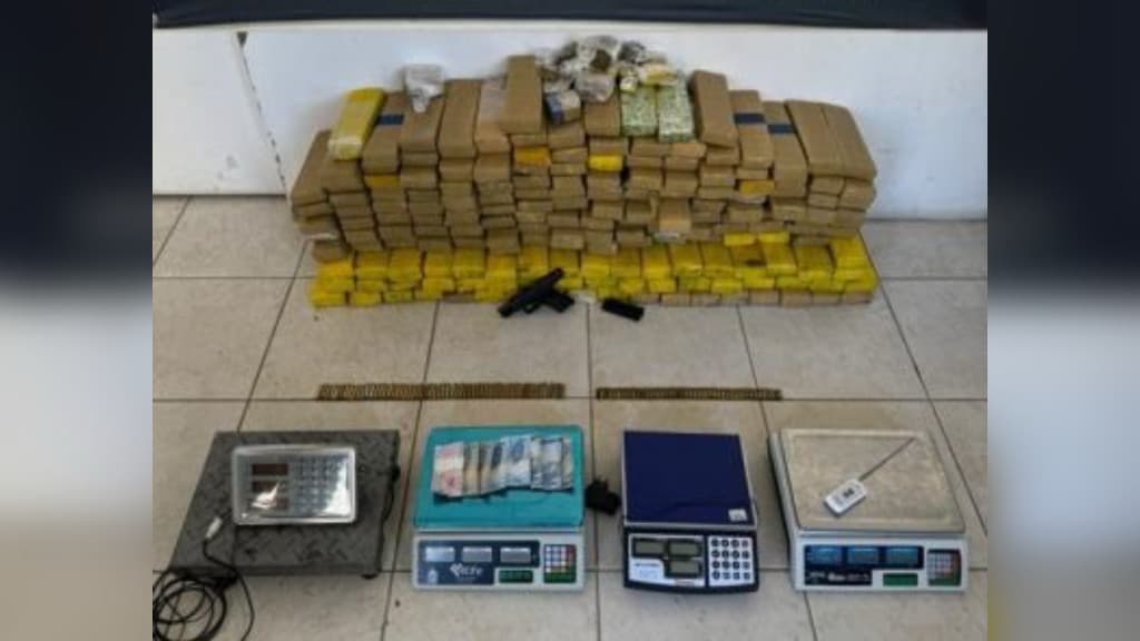 Adolescente é apreendido com mais de 150 quilos de maconha, em Palhoça