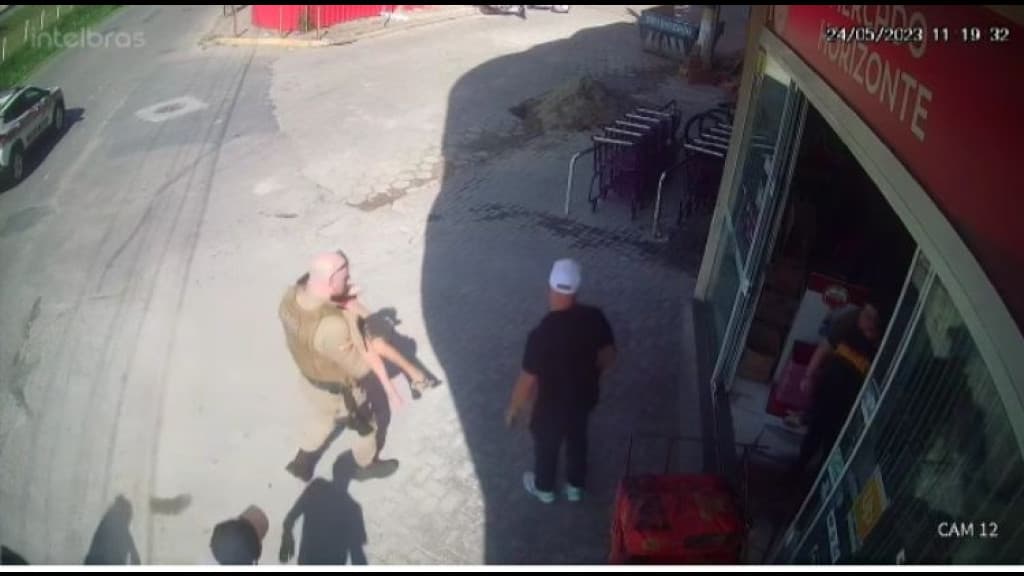 Família acusa PM de não prestar socorro após atropelamento de criança; imagens provam o contrário