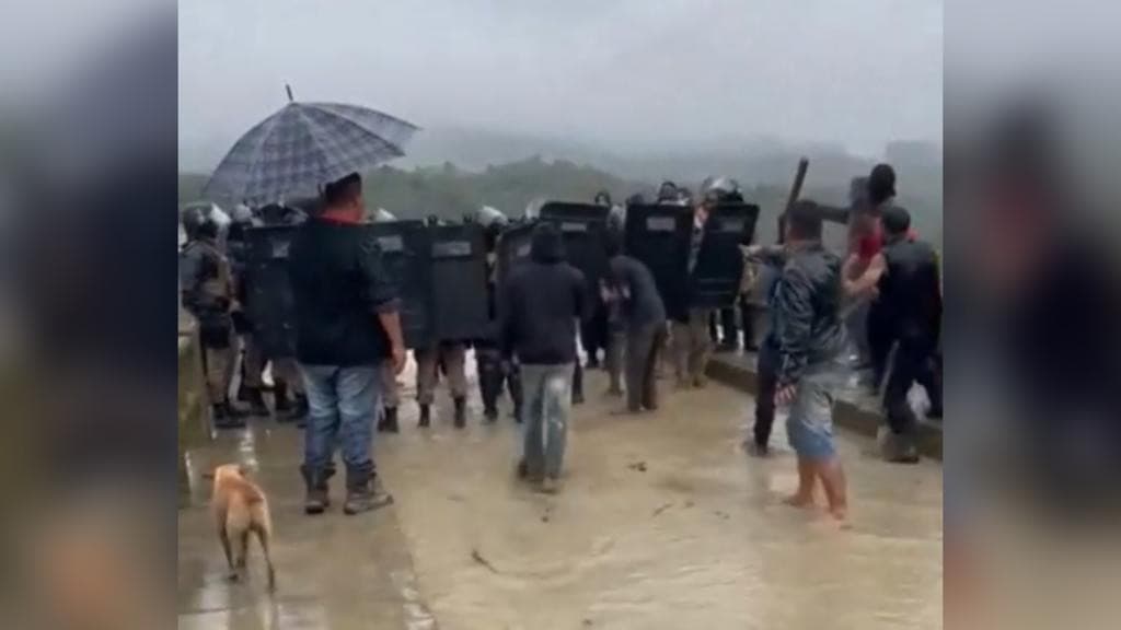 URGENTE: Acesso Policial à barragem de José Boiteux gera confronto com Indígenas