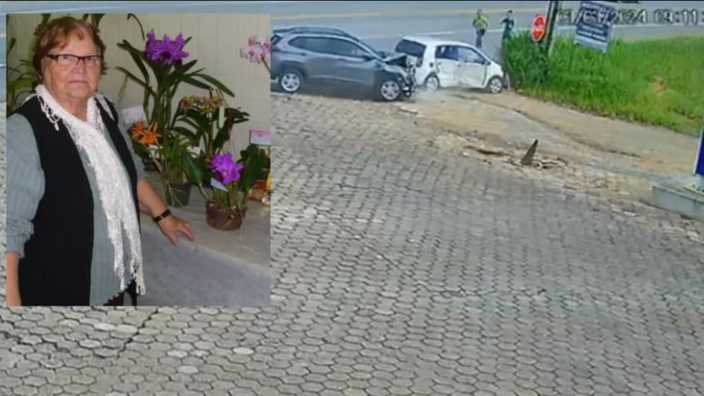 Idosa morre após colisão frontal entre dois veículos na SC-110