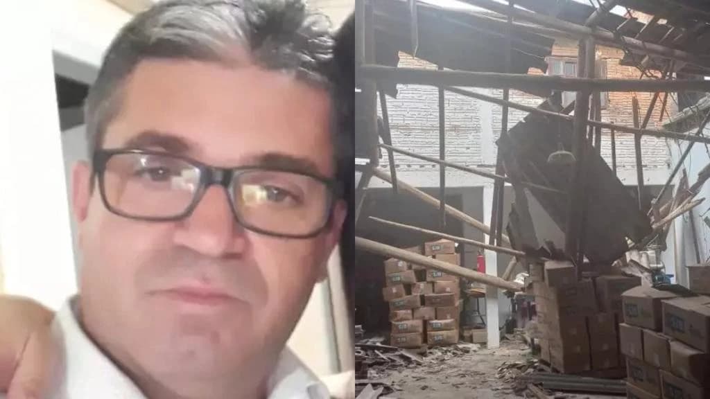 Telhado de empresa desaba e mata trabalhador, em São João Batista