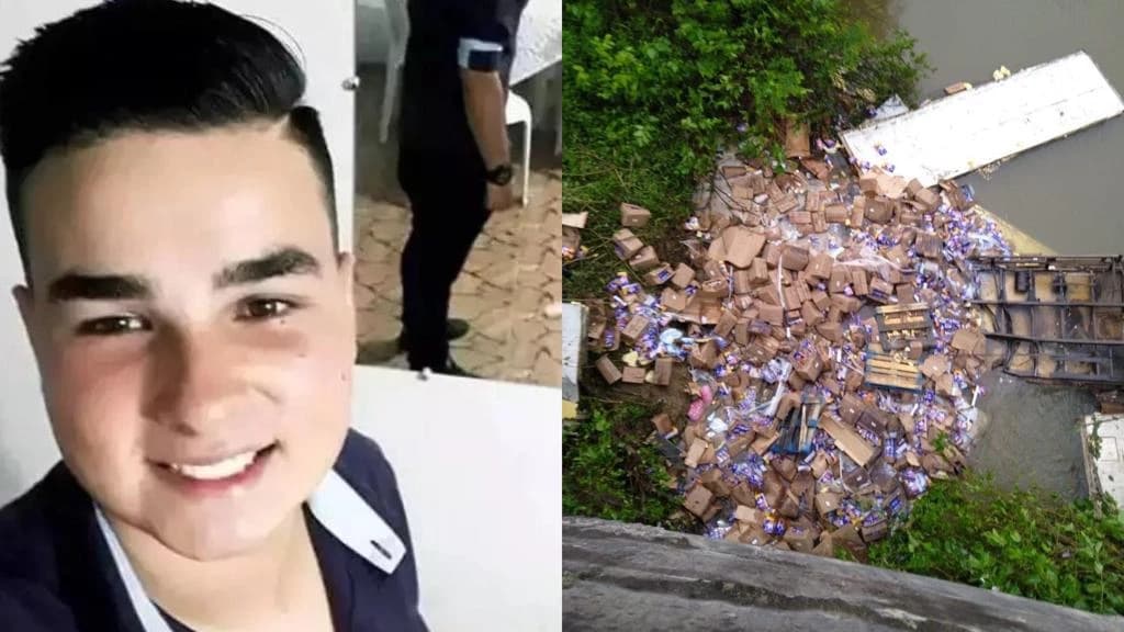 Identificado jovem que morreu após cair com caminhão dentro de rio