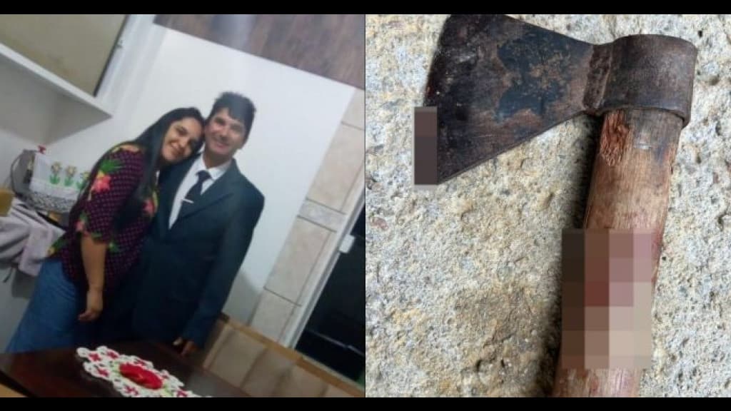 Homem que tentou matar esposa com machadinha em Blumenau segue foragido, entenda o caso: