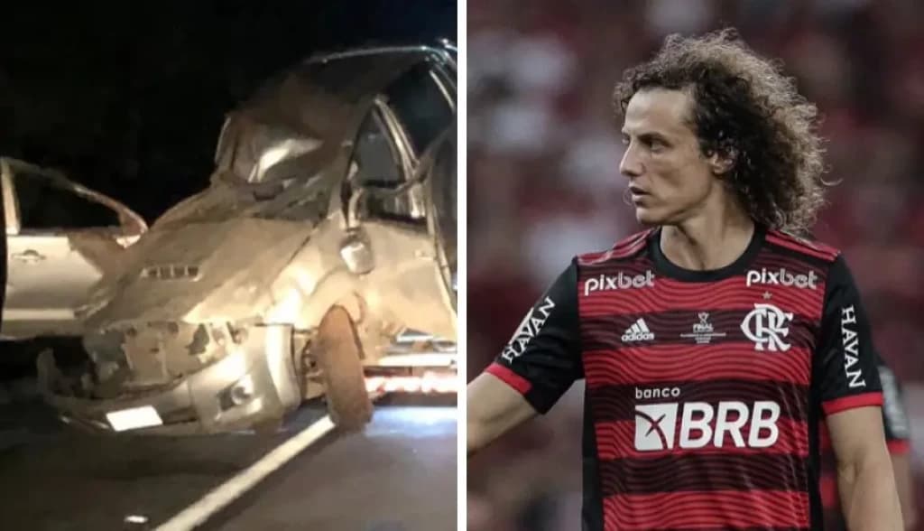 Após erguer taça David Luiz revela que carro da família despencou por 40 metros a caminho do Maracanã