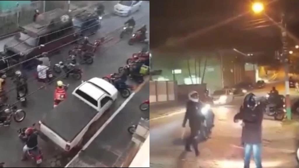 VÍDEO: Motoboy é agredido e entregadores protestam em Camboriú