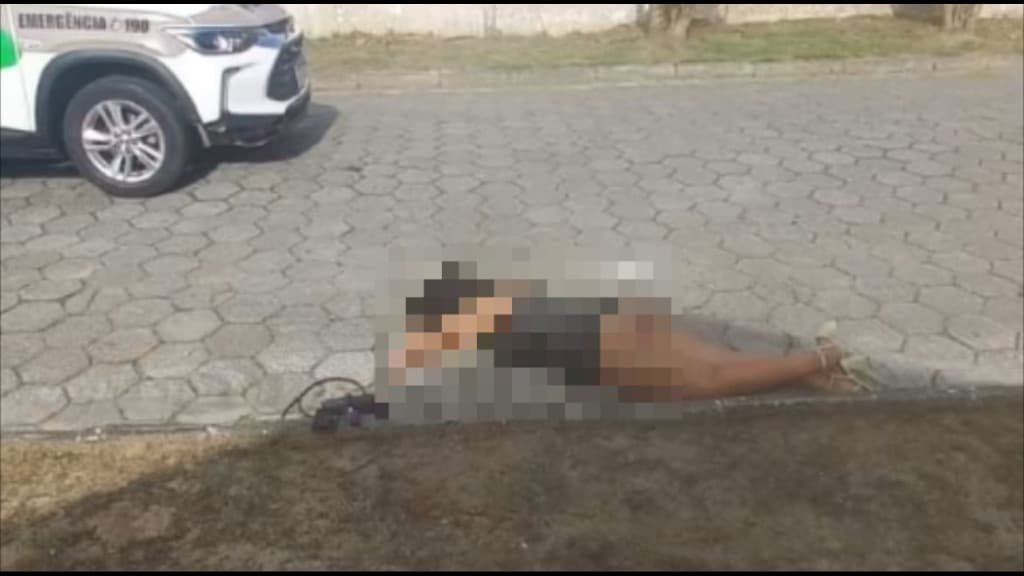 Mulher com marcas de agressão é encontrada caída ao lado do cemitério de Tijucas