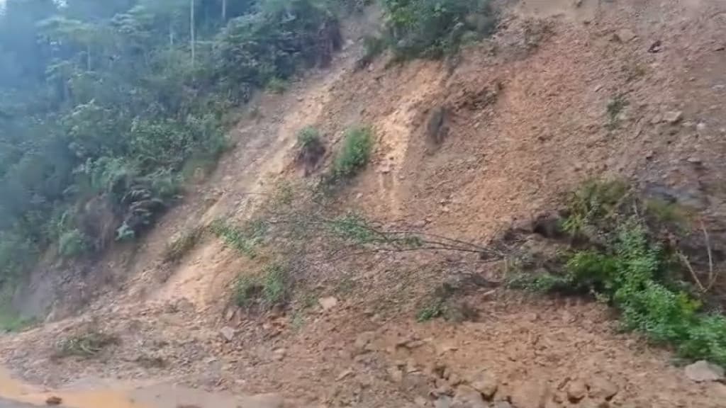 URGENTE: São João Batista registra deslizamento por conta das chuvas