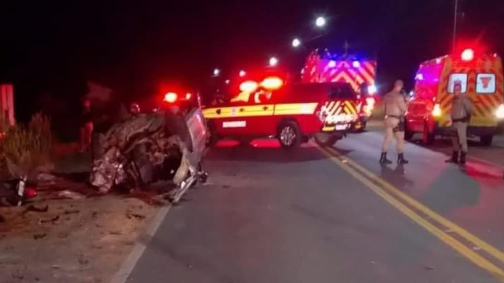 Motorista embriagado se envolve em acidente e deixa dois mortos na SC 477