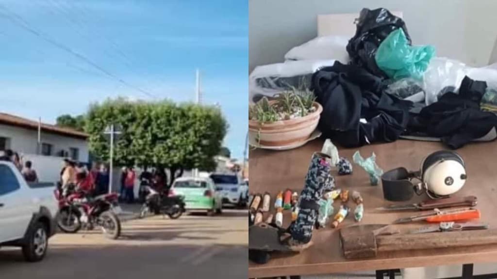 Aluno entra em escola com faca e ataca colegas em Goiás