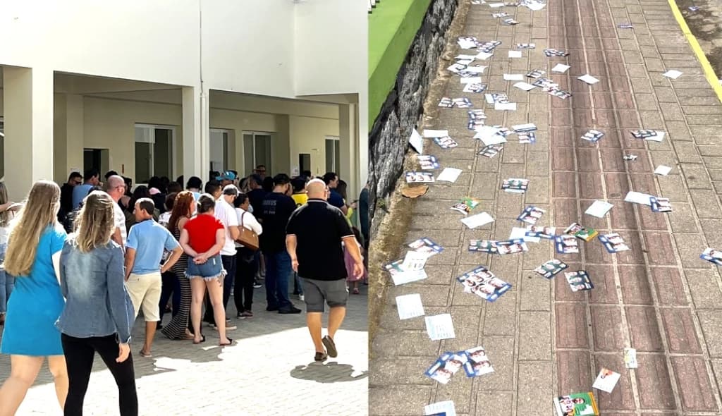 Bilhões do fundão eleitoral no lixo, filas gigantes para votar