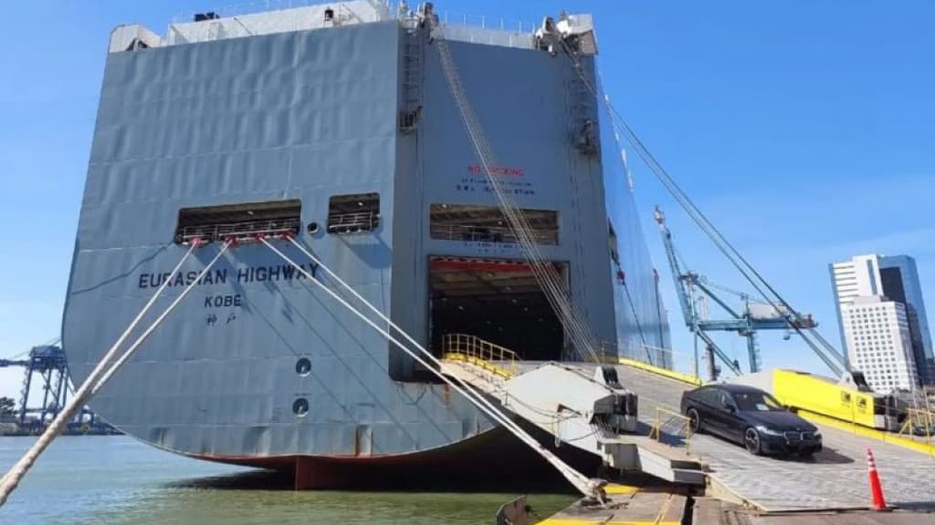 Porto de Itajaí recebe mais de 800 veículos de luxo