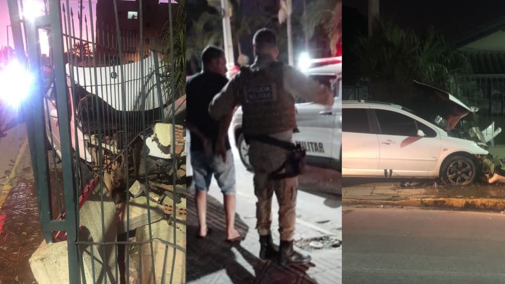 Motorista bêbado é preso em Tijucas após causar grave acidente