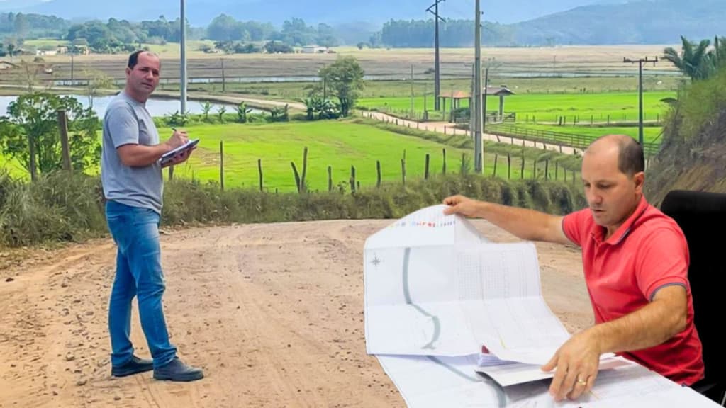 Vereador de Tijucas anuncia asfalto para o Oliveira, Itinga e Terra Nova