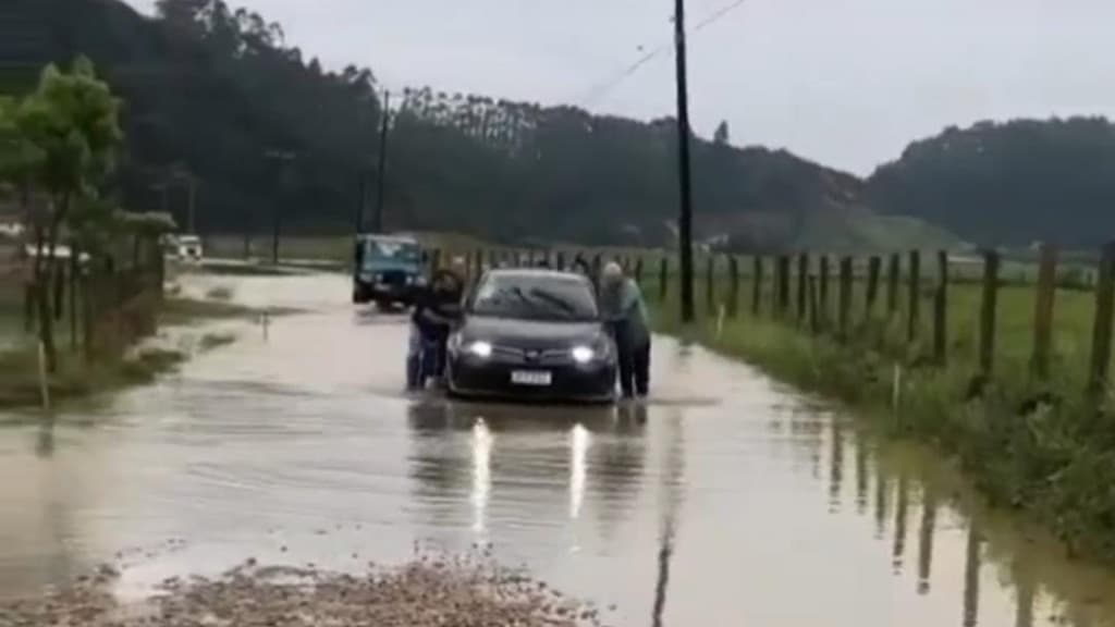 Cidade de Tijucas está sendo monitorada pela Defesa Civil