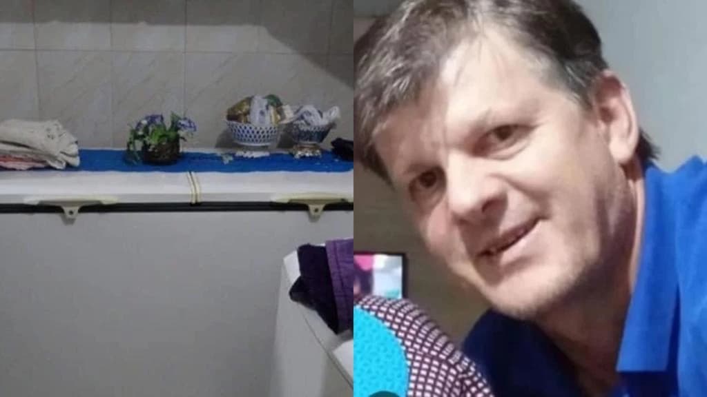 Corpo de homem escondido em freezer estava junto com refrigerantes oferecidos a equipe de buscas