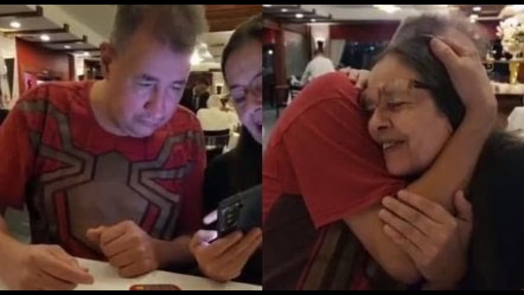 Filho autista paga pela primeira vez almoço para a mãe após conseguir emprego
