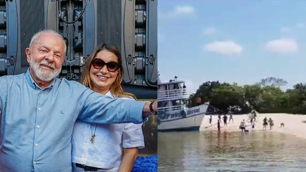 Marinha expulsa moradores para Lula e Janja curtirem praia no Pará: “pai dos pobres”