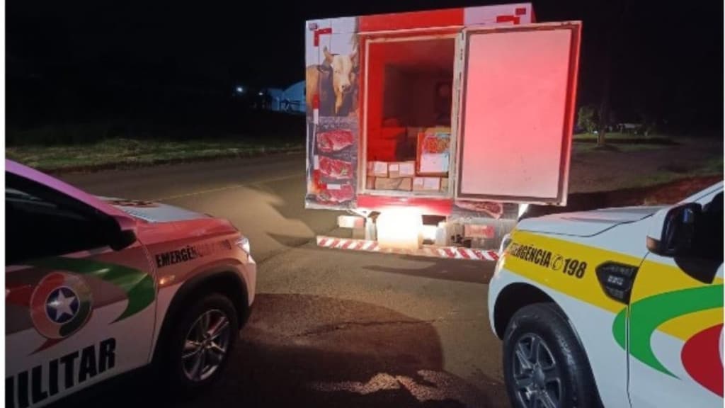 Homem é preso tentando desviar carga de picanha avaliada em R$ 100 mil