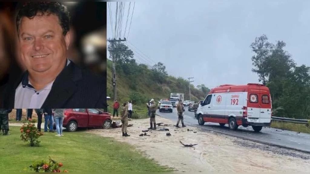 Acidente mata professor em rodovia de Santa Catarina