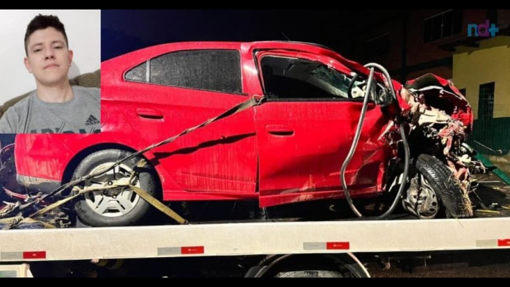 Jovem de 32 anos morre após colisão frontal entre carro e caminhão na BR-280 em SC