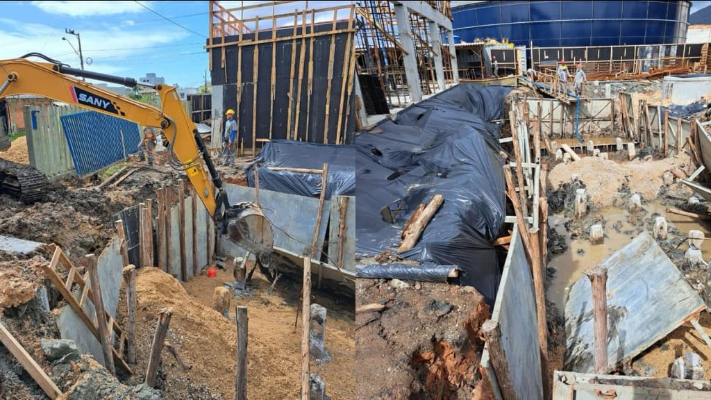 Homem é prensado por placa de ferro em acidente de trabalho em Itapema