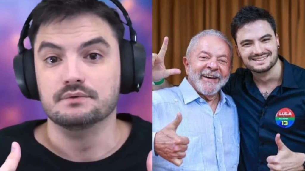 Felipe Neto diz ter ficado com “cara de otário” por acreditar em Lula