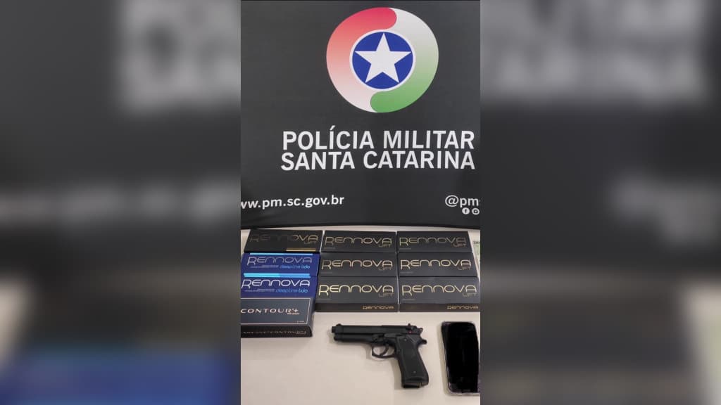 Casal e sogra são presos em Itapema após roubo em clínica estética