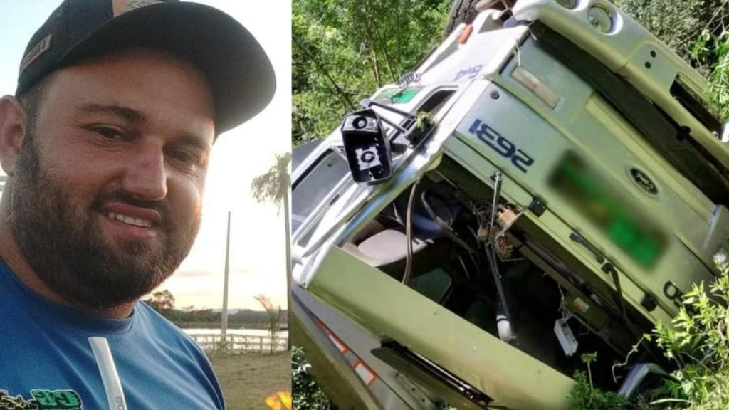 Identificado motorista que morreu após caminhão despencar em ribanceira