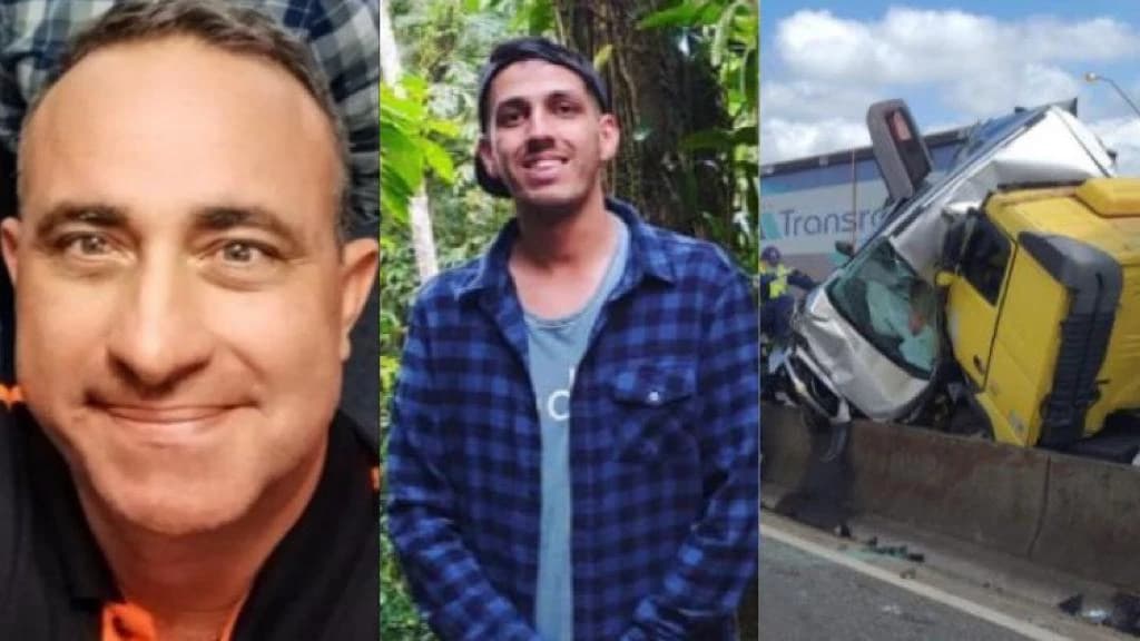 Vítimas que foram prensadas por carreta na BR-101 são identificadas