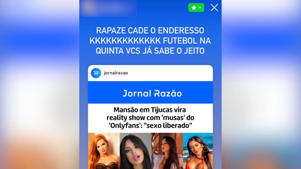 Notícia de “Mansão do Sexo” em Tijucas causa pedido de divórcio