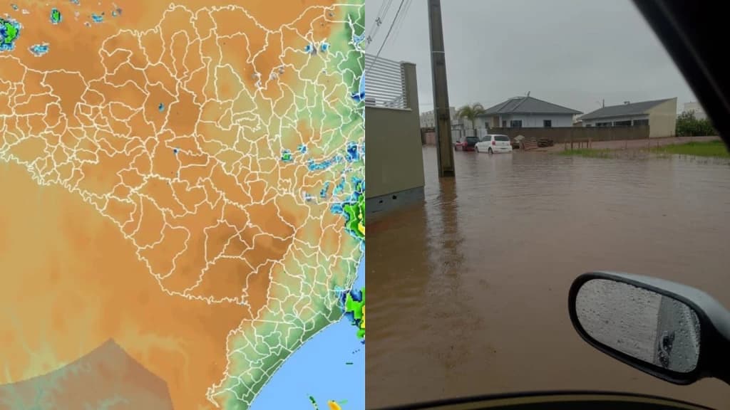 Tijucas registra grande acúmulo de chuva nas últimas 24h e preocupa
