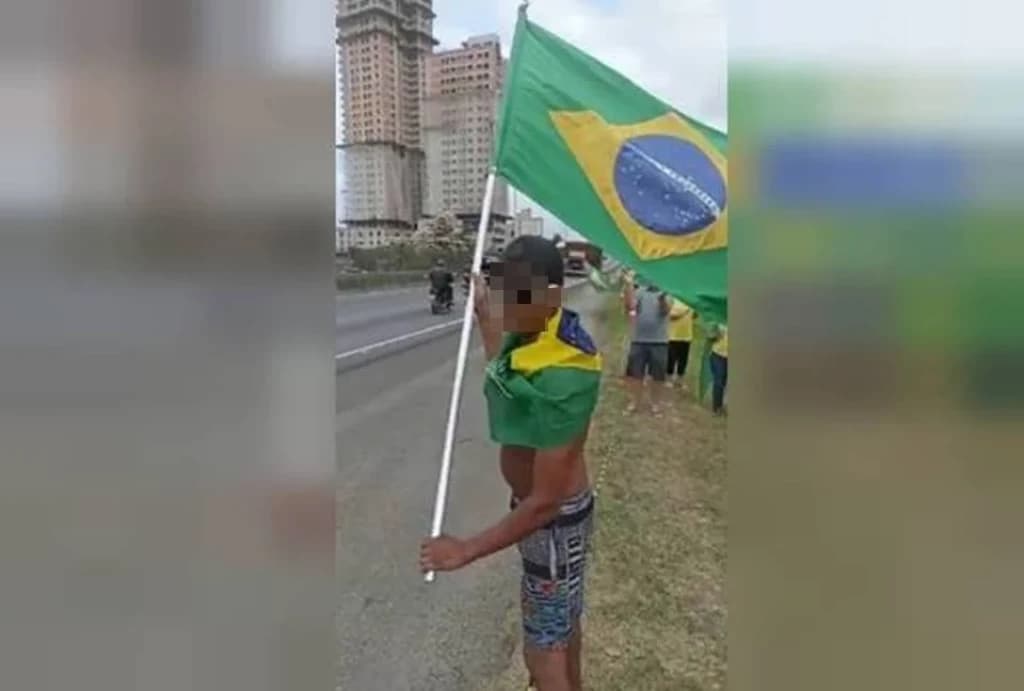 Petista se infiltra em manifestação, em Itapema, e tem surpresa desagradável