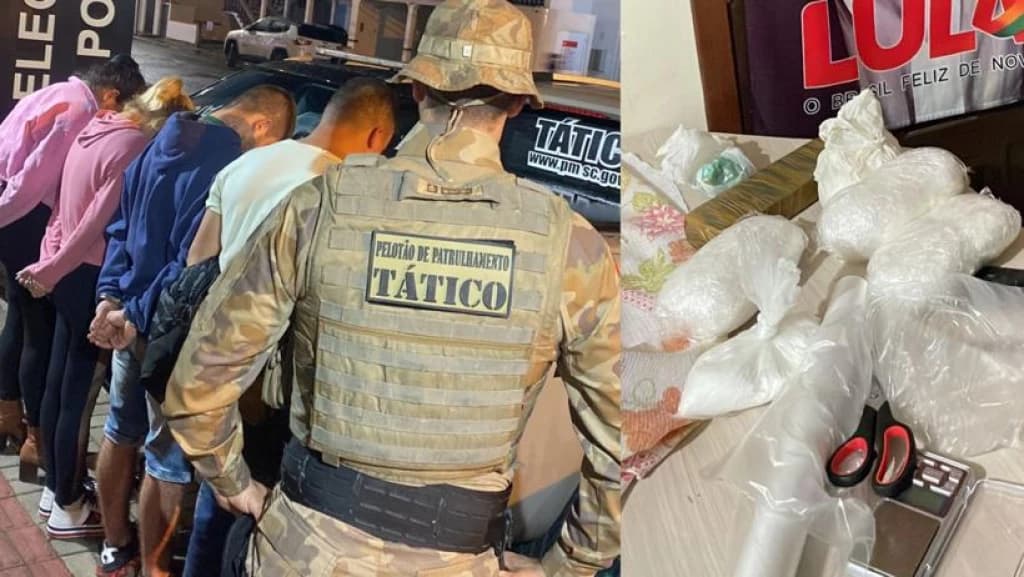 Operação em Canelinha apreendeu 2 kg de cocaína
