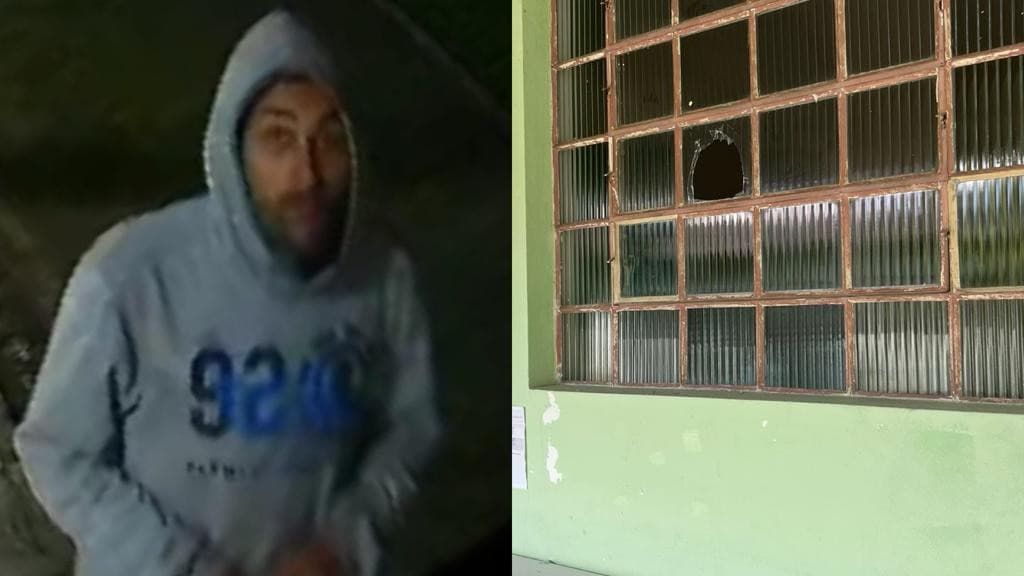 Chinelão furta ar-condicionado em escola de Tijucas